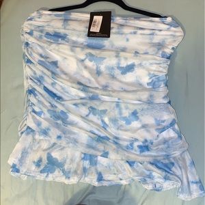 PRETTYLITTLETHING X Saweetie Butterfly Mini Skirt